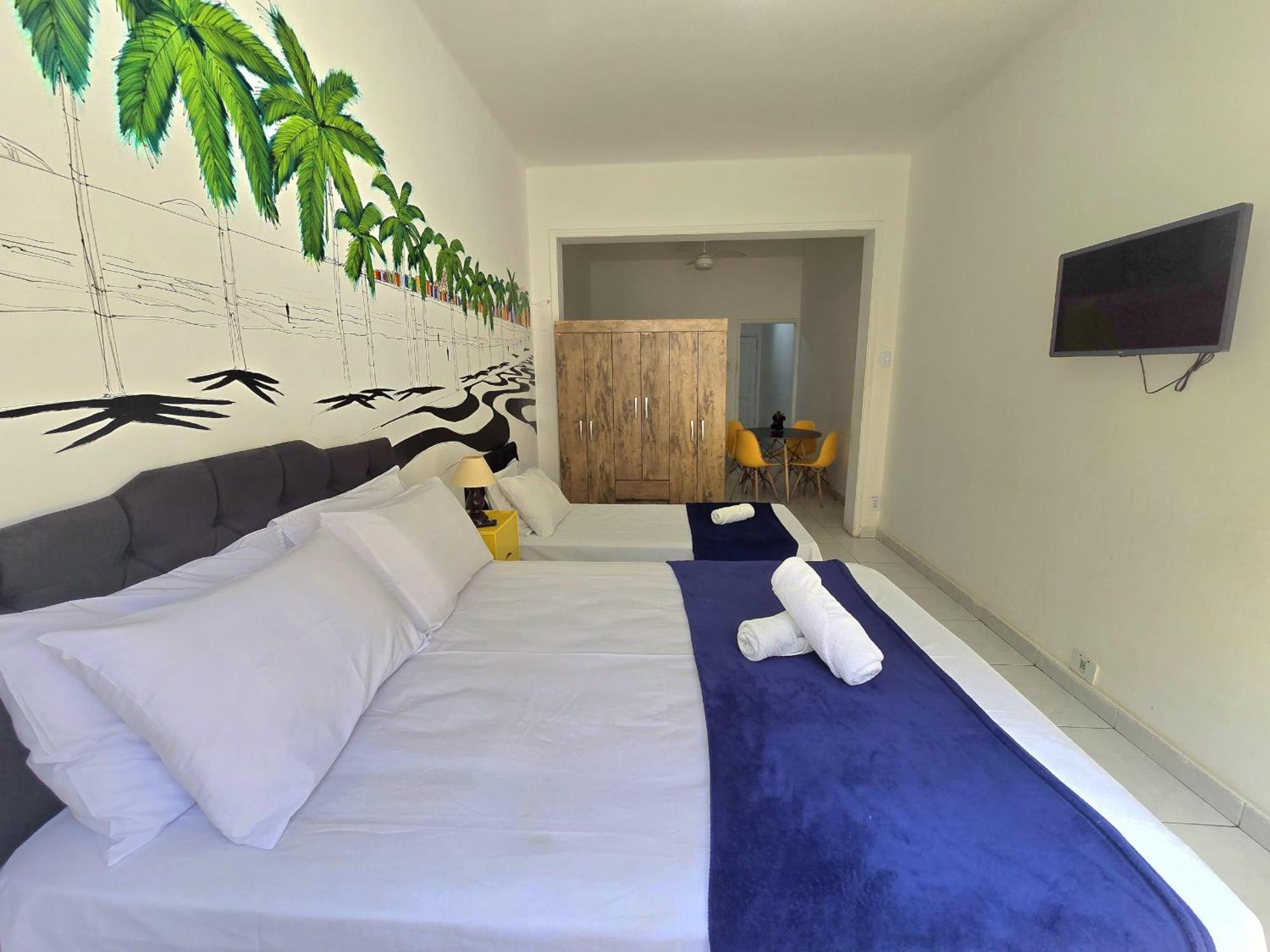 Qto E Sala, Smart Tv, Wi-Fi, Ar-Cond, Praia De Copacabana Rio de Janeiro Exterior photo