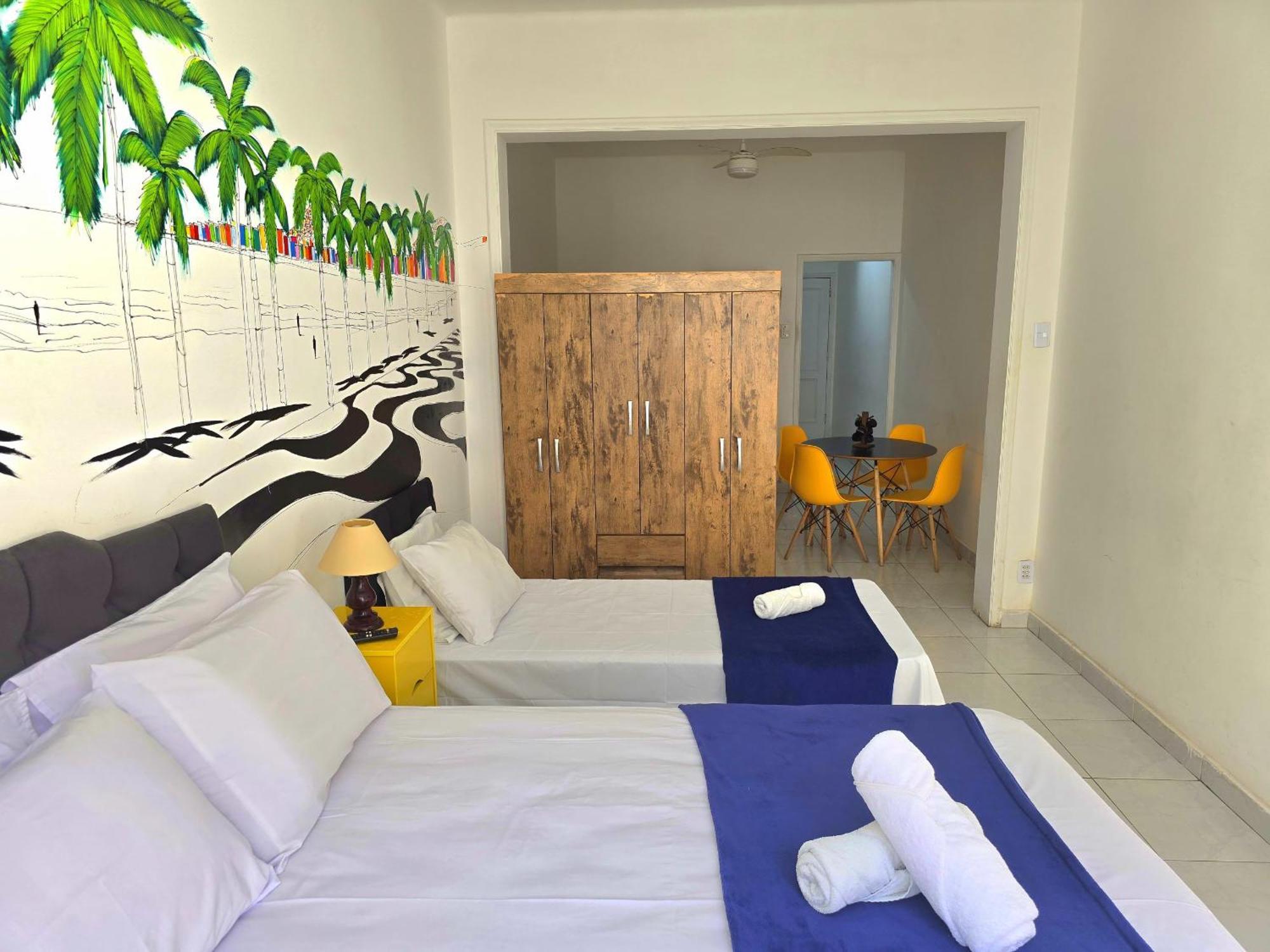 Qto E Sala, Smart Tv, Wi-Fi, Ar-Cond, Praia De Copacabana Rio de Janeiro Exterior photo